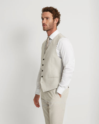 Butterworth Linen Blend Waistcoat