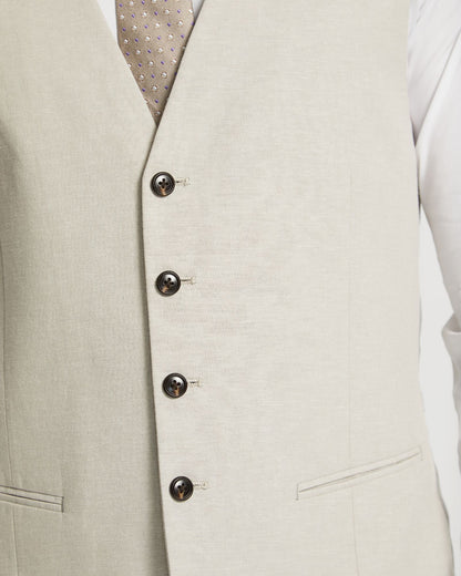 Butterworth Linen Blend Waistcoat