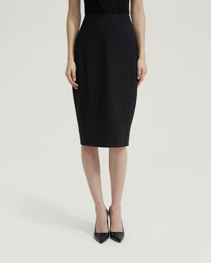 Peggy Wool Stretch Suit Skirt