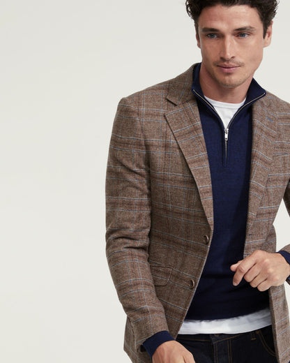 Blake Wool Rich Checked Blazer