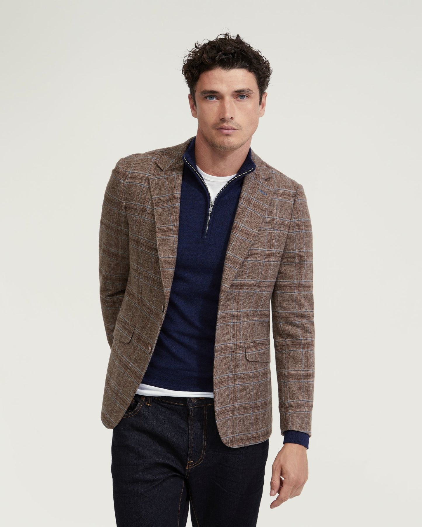 Blake Wool Rich Checked Blazer