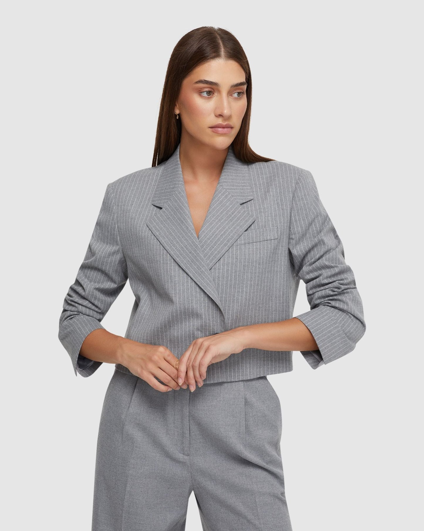Ellis Pinstripe Suit Jacket