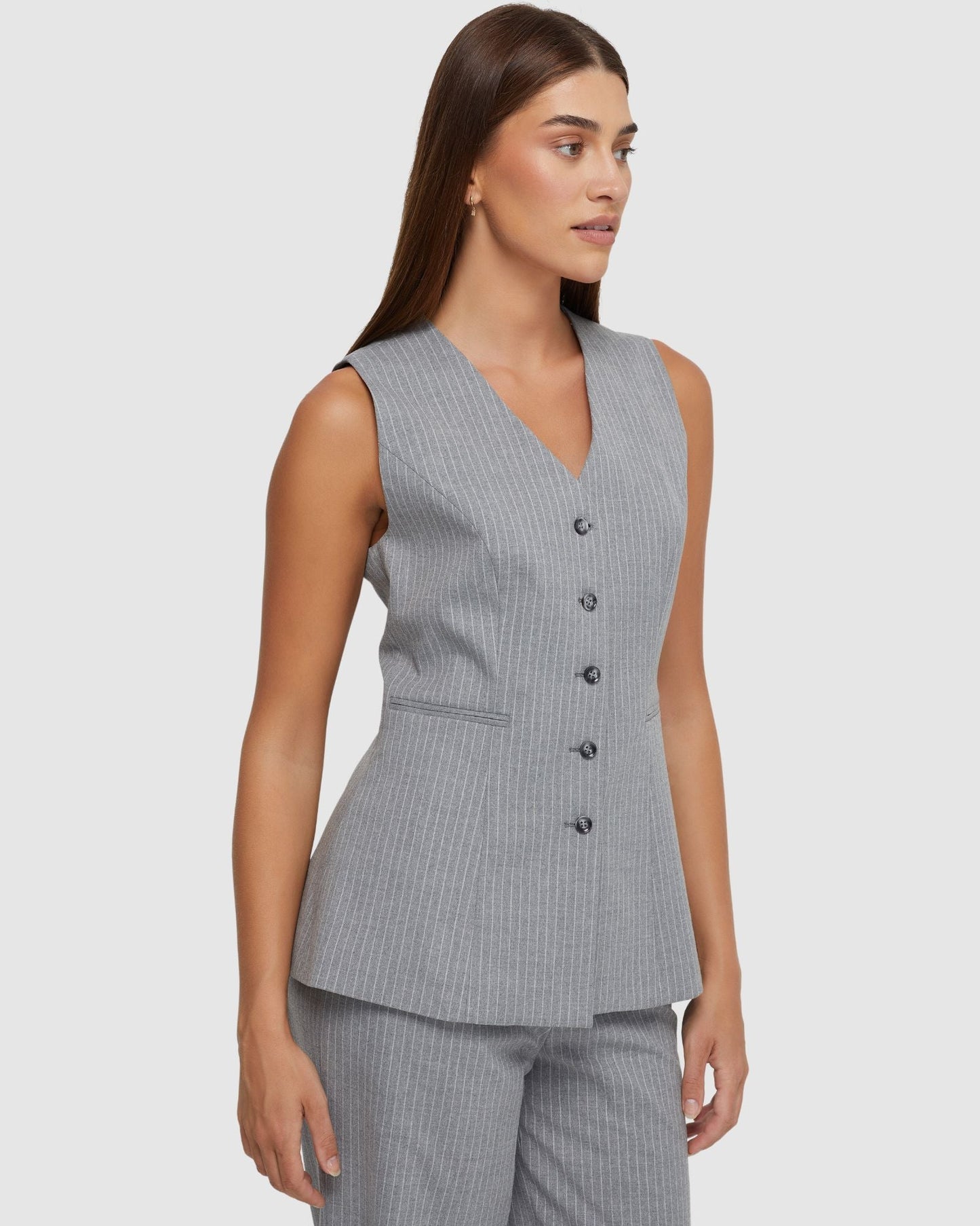 Alice Pinstripe Suit Waistcoat