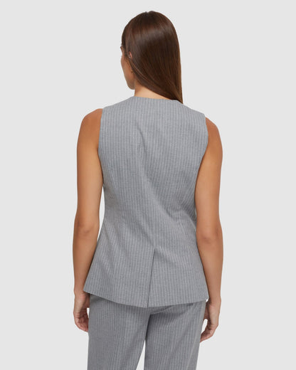 Alice Pinstripe Suit Waistcoat
