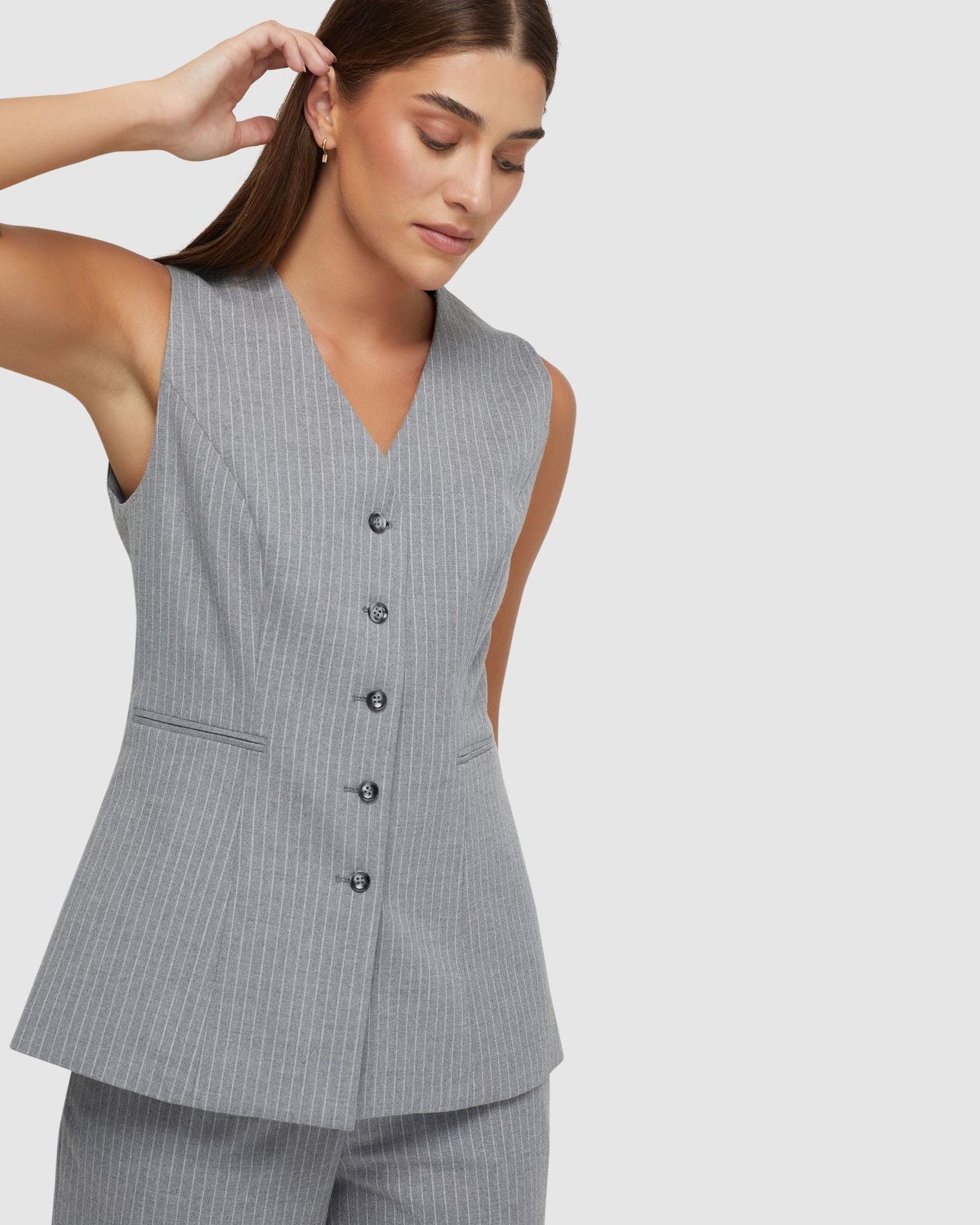 Alice Pinstripe Suit Waistcoat