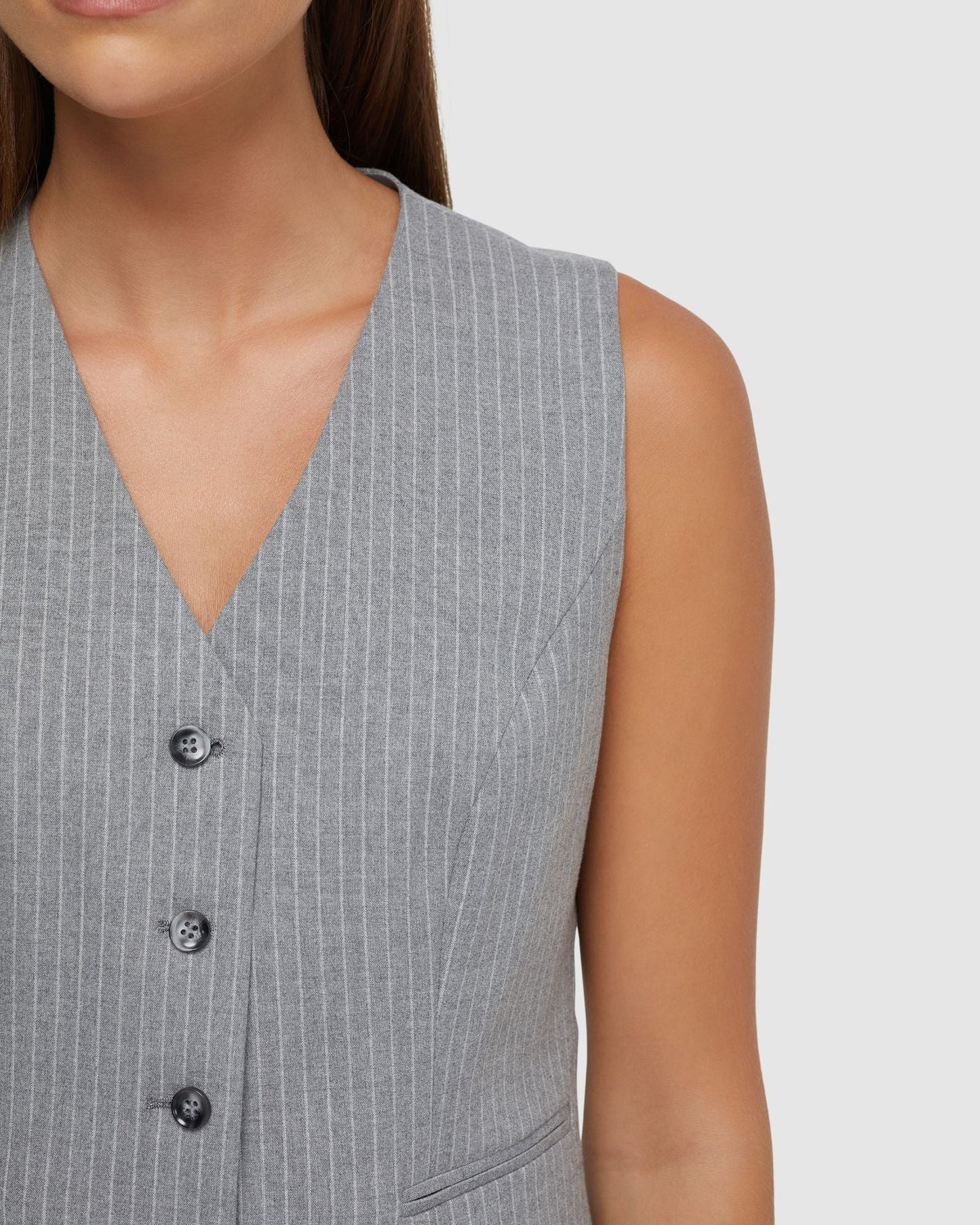 Alice Pinstripe Suit Waistcoat