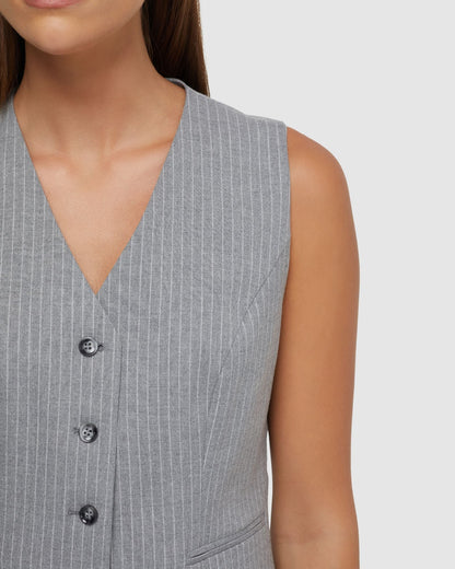 Alice Pinstripe Suit Waistcoat