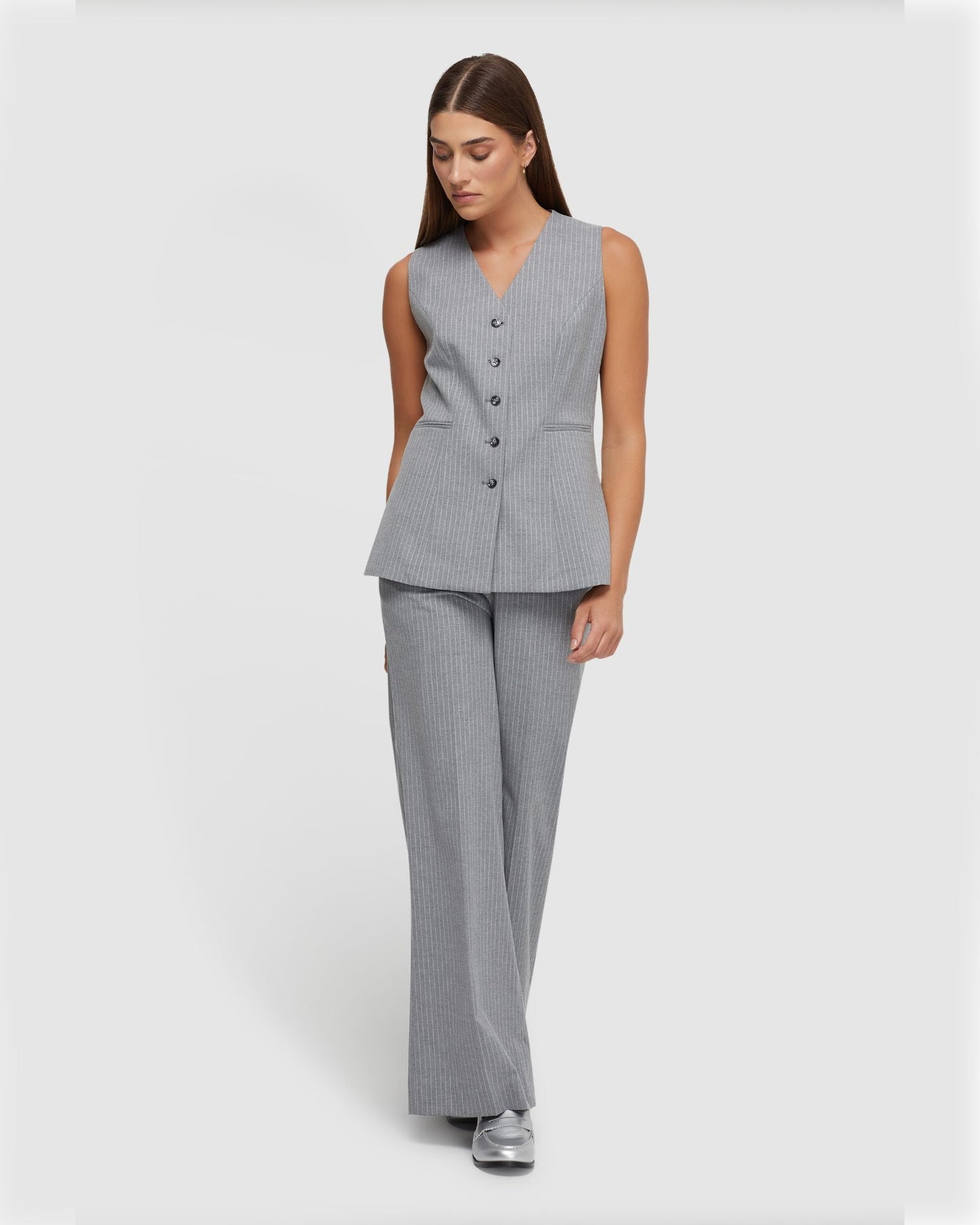 Alice Pinstripe Suit Waistcoat