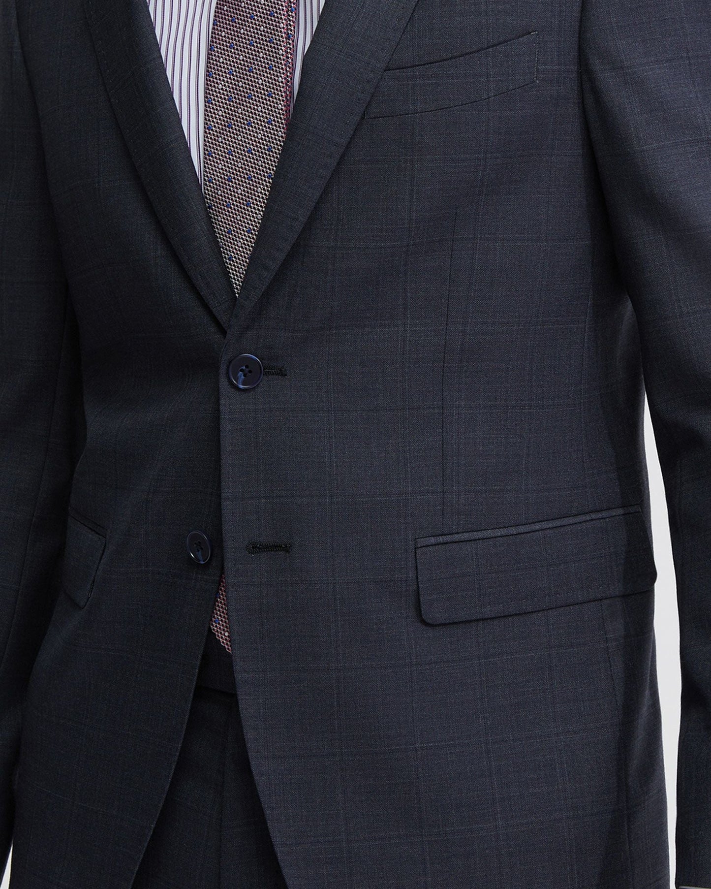 Auden Checked Wool Suit Jacket
