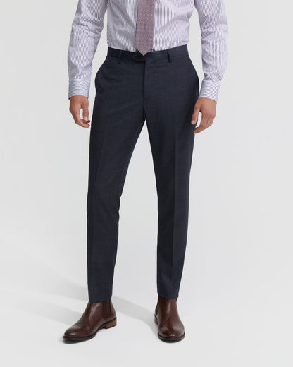 Auden Checked Wool Suit Trousers