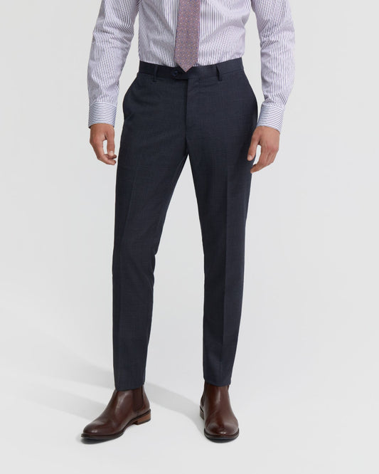 Auden Checked Wool Suit Trousers