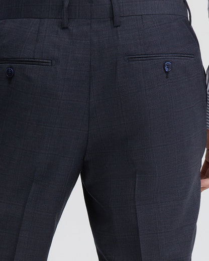 Auden Checked Wool Suit Trousers