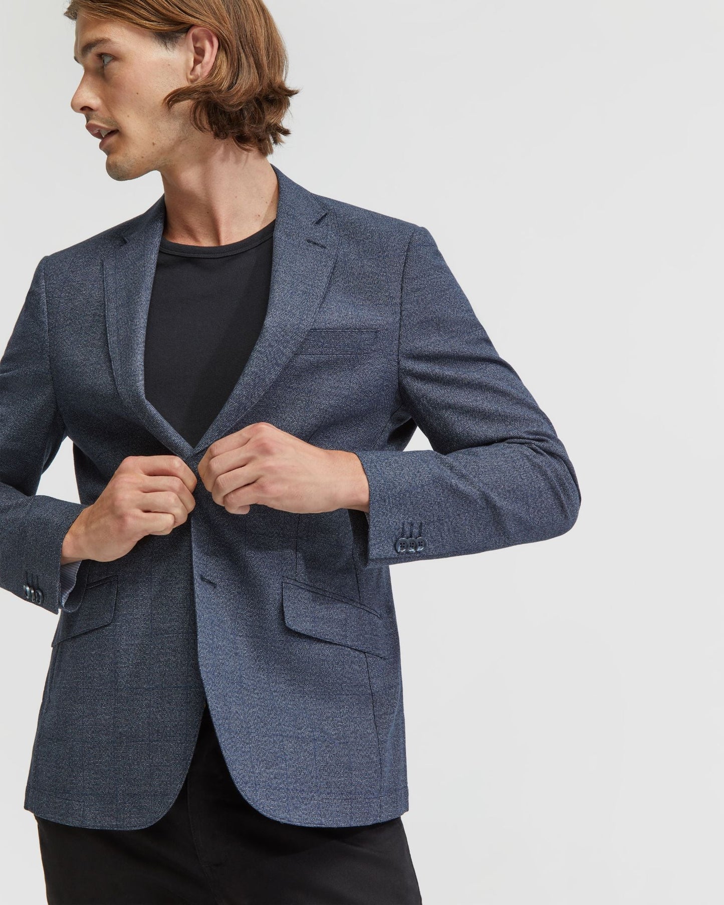 Milton Half Lined Checked Blazer