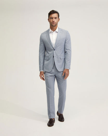 Byron Wool Suit Trousers With Side Tab