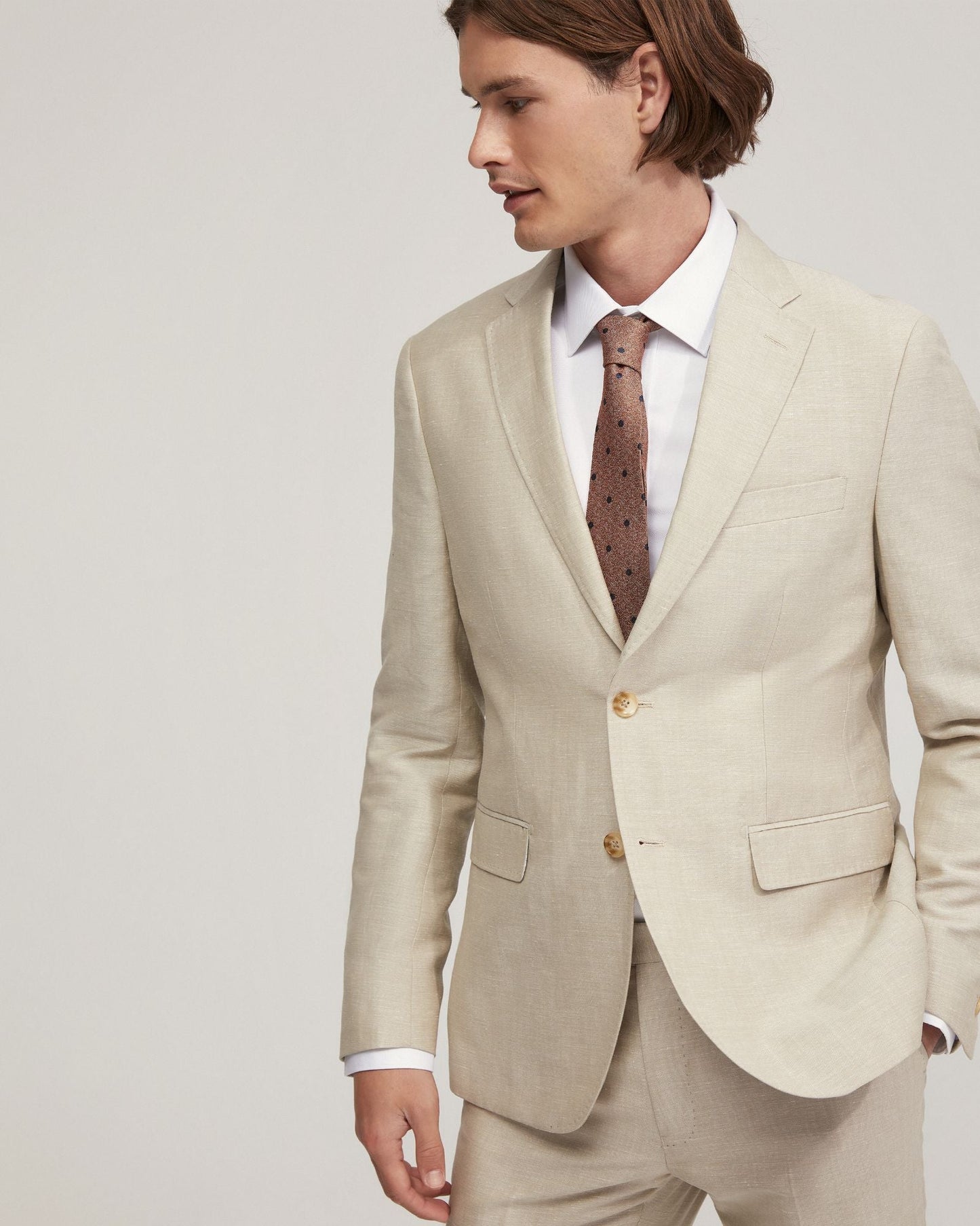 Byron Wool Linen Suit Jacket