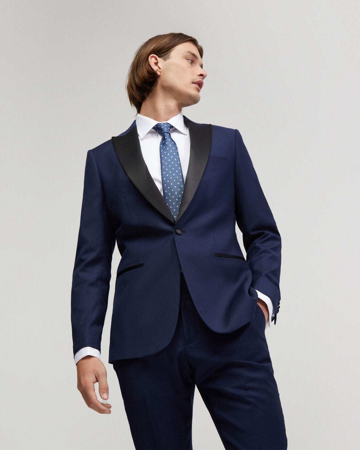 Dinner Suit Jacket With Peak Lapel