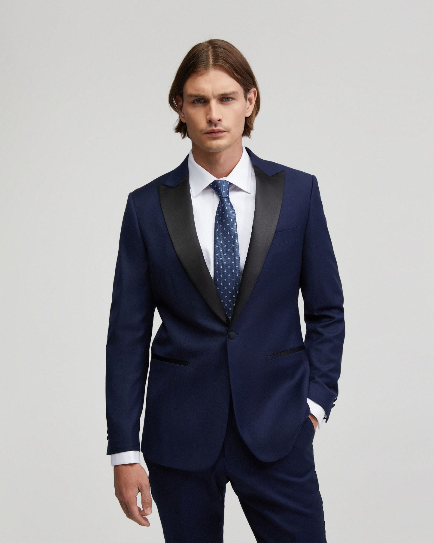 Dinner Suit Jacket With Peak Lapel