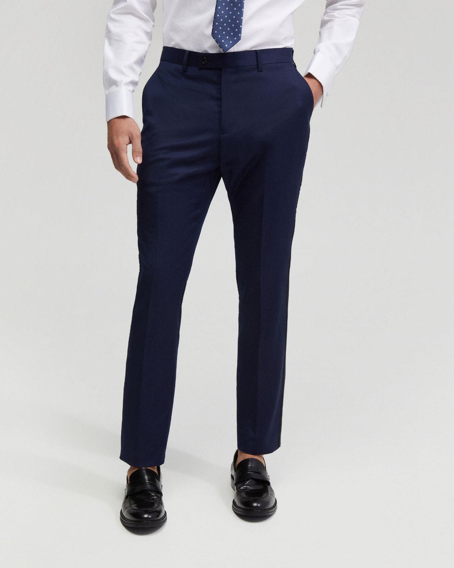 Dinner Suit Trousers With Satin Tape