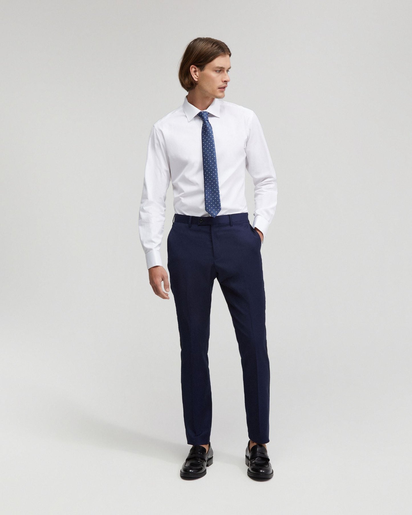 Dinner Suit Trousers With Satin Tape