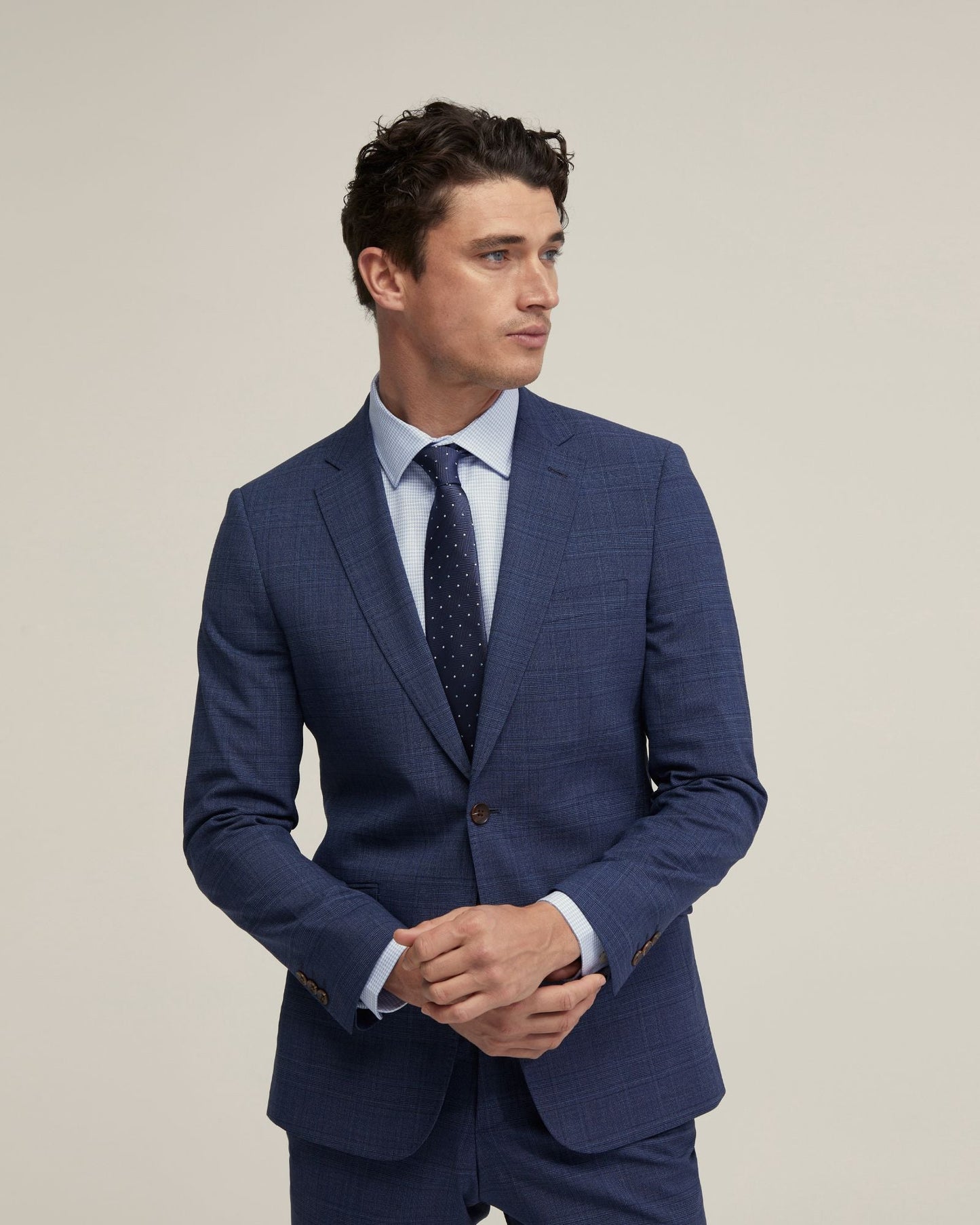 New Hopkins Wool Stretch Suit Jacket
