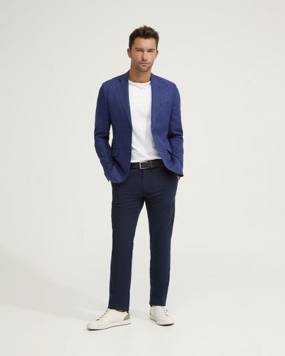 Milton Half Lined Linen Cotton Blzr