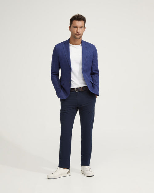 Milton Half Lined Linen Cotton Blzr