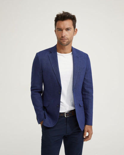 Milton Half Lined Linen Cotton Blzr