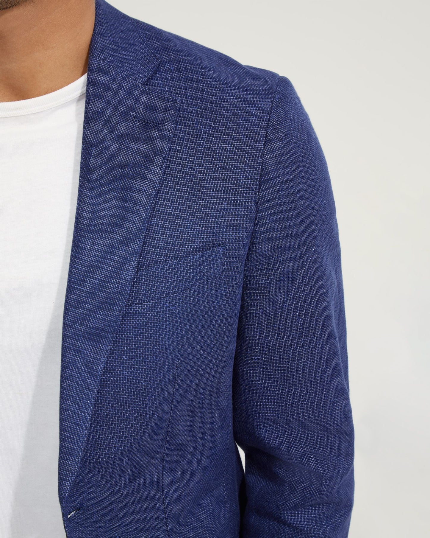 Milton Half Lined Linen Cotton Blzr