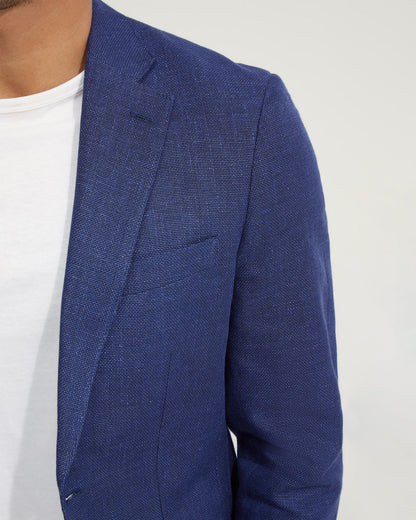 Milton Half Lined Linen Cotton Blzr