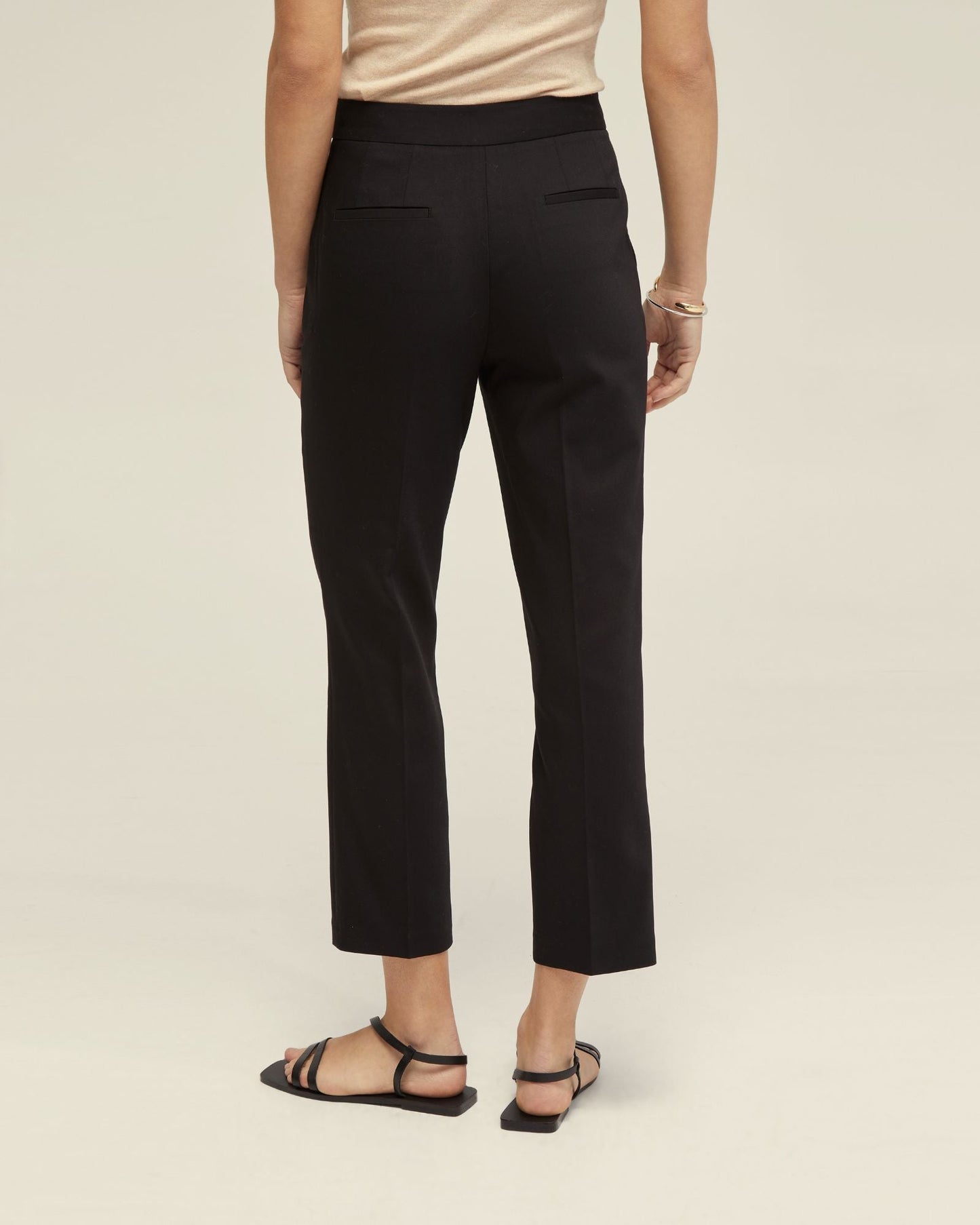Holly Cotton Blend Crop Leg Pants