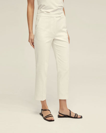 Holly Cotton Blend Crop Leg Pants