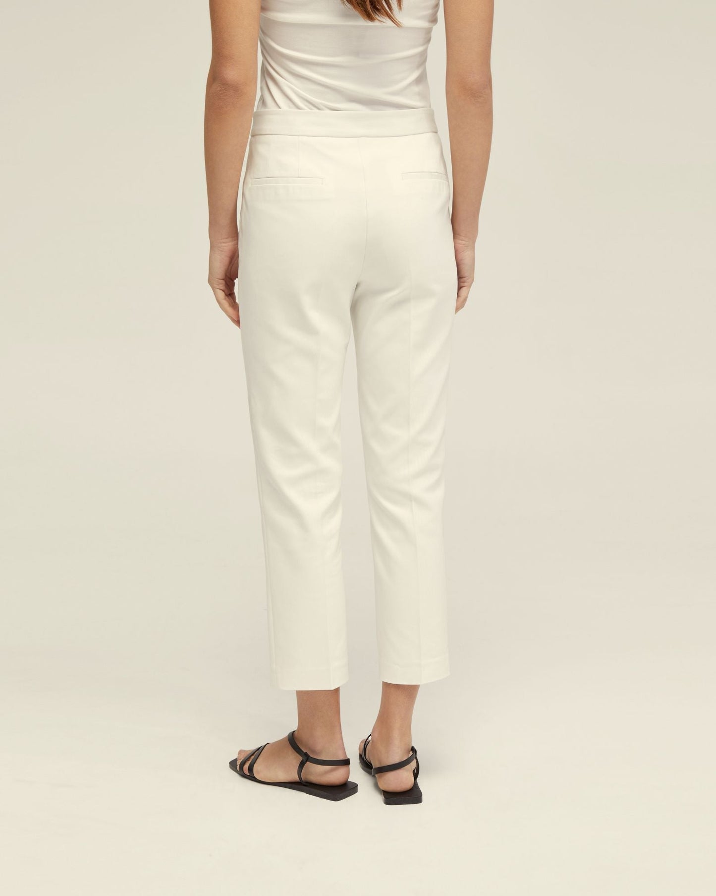 Holly Cotton Blend Crop Leg Pants