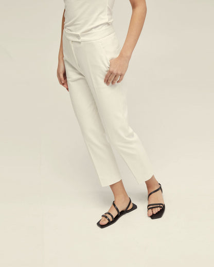 Holly Cotton Blend Crop Leg Pants