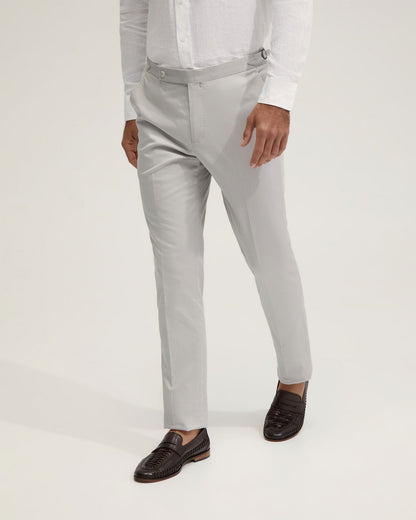 Byron Cotton Stretch Cuffed Trousers