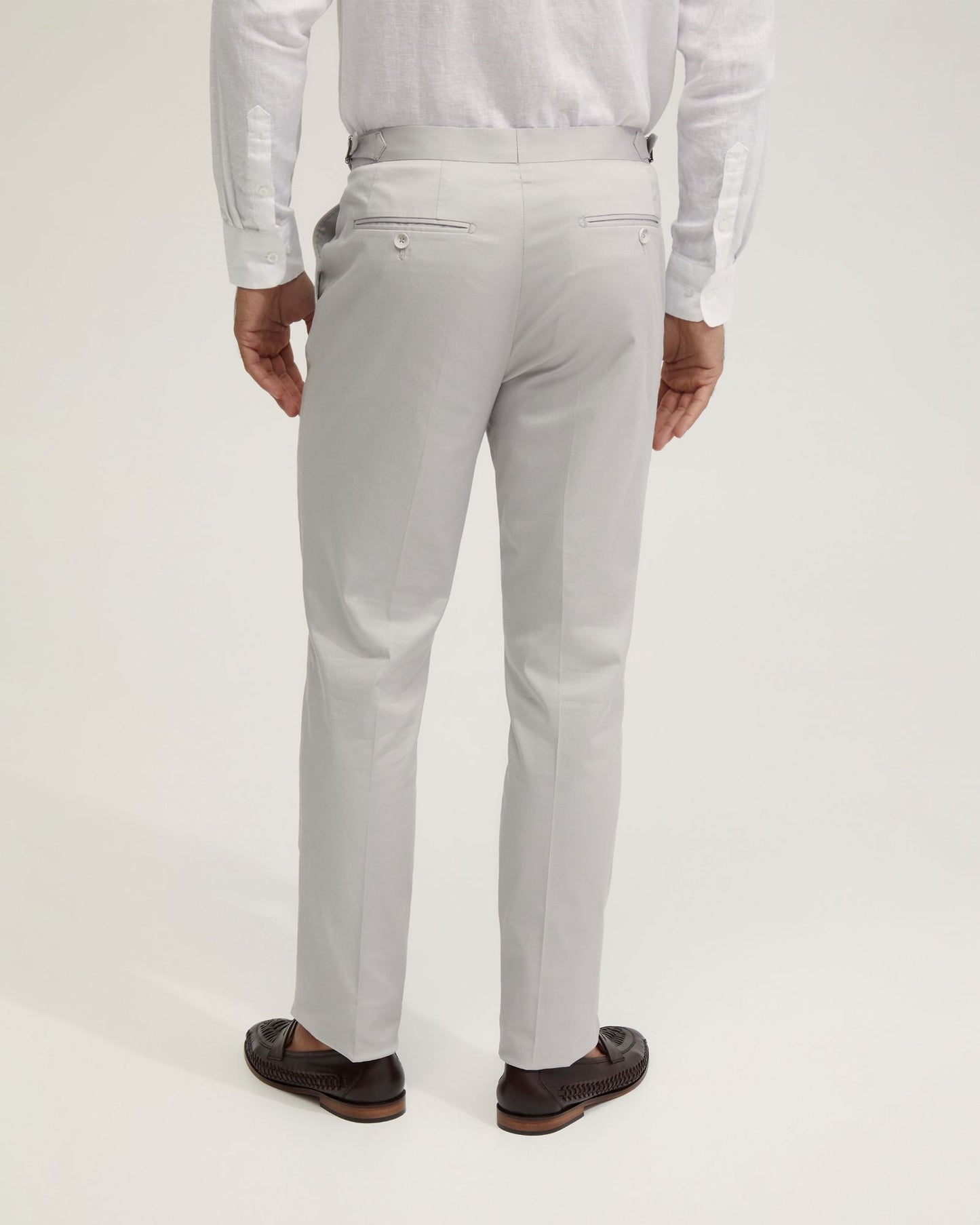 Byron Cotton Stretch Cuffed Trousers