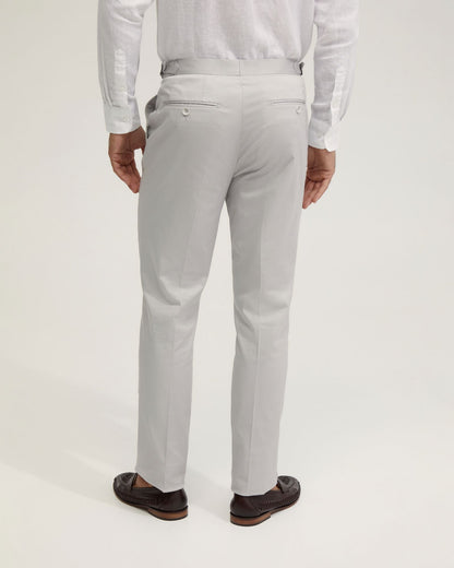 Byron Cotton Stretch Cuffed Trousers