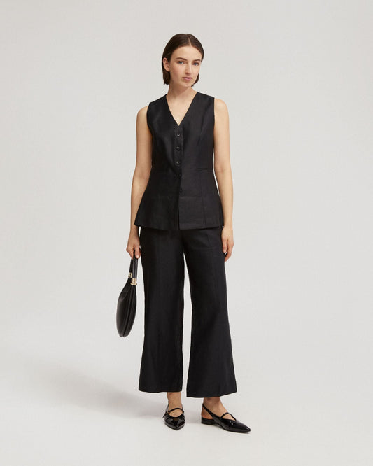 Alice Linen Waistcoat