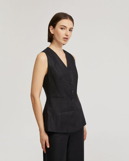 Alice Linen Waistcoat