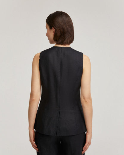 Alice Linen Waistcoat
