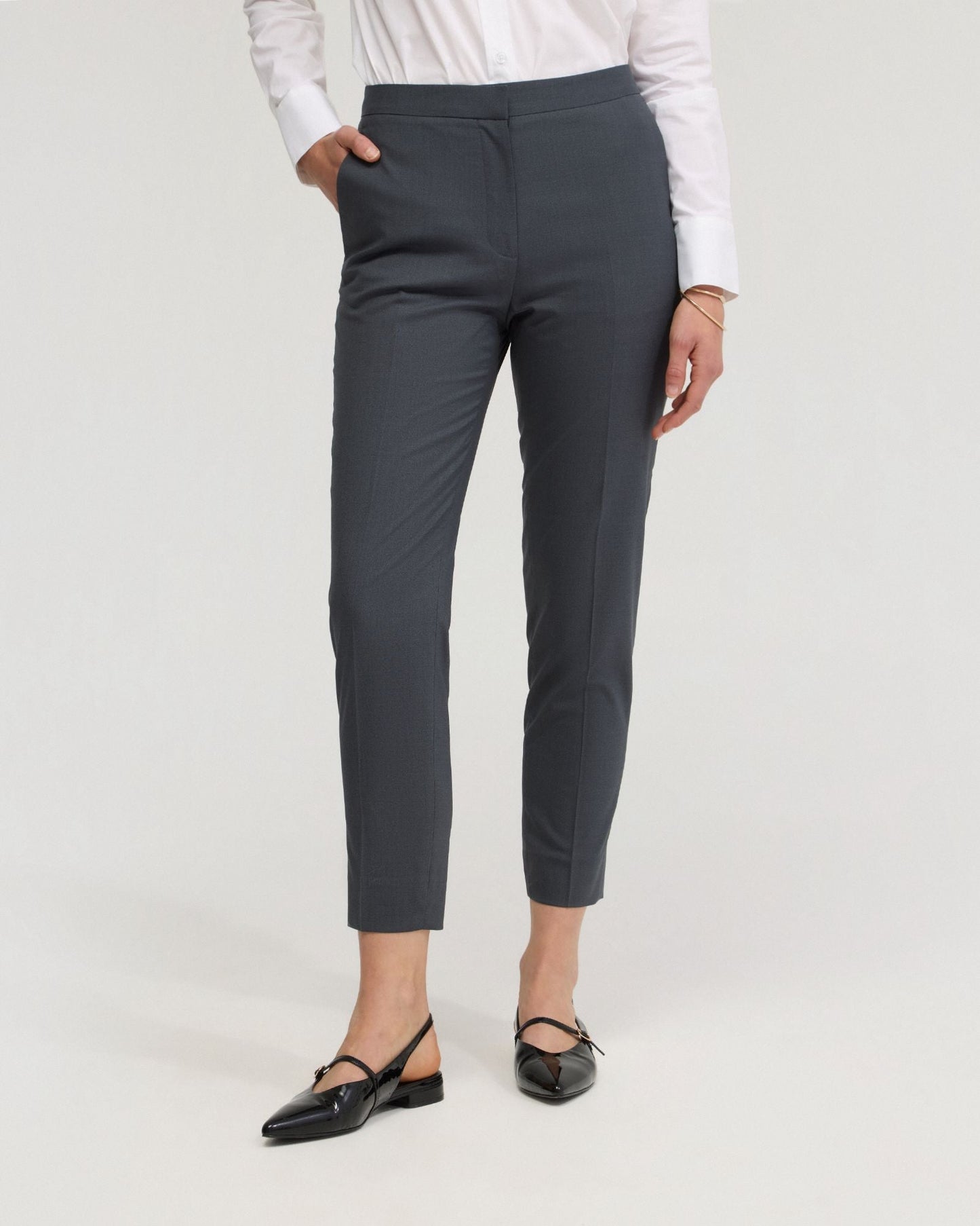 Charla Wool Stretch Suit Trousers