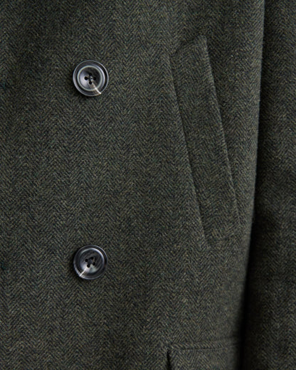 Mason Herringbone Wool Coat