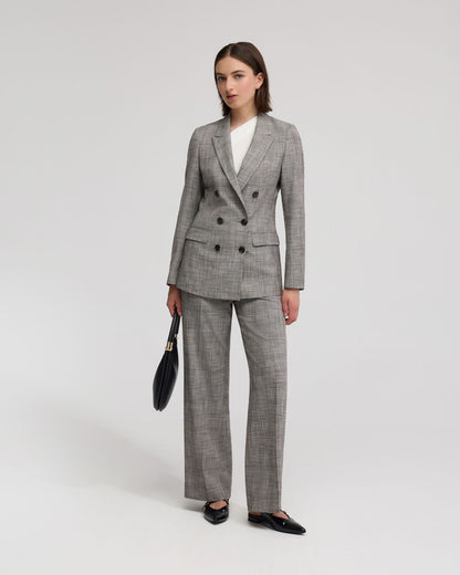 Lydia Eco Checked Pants