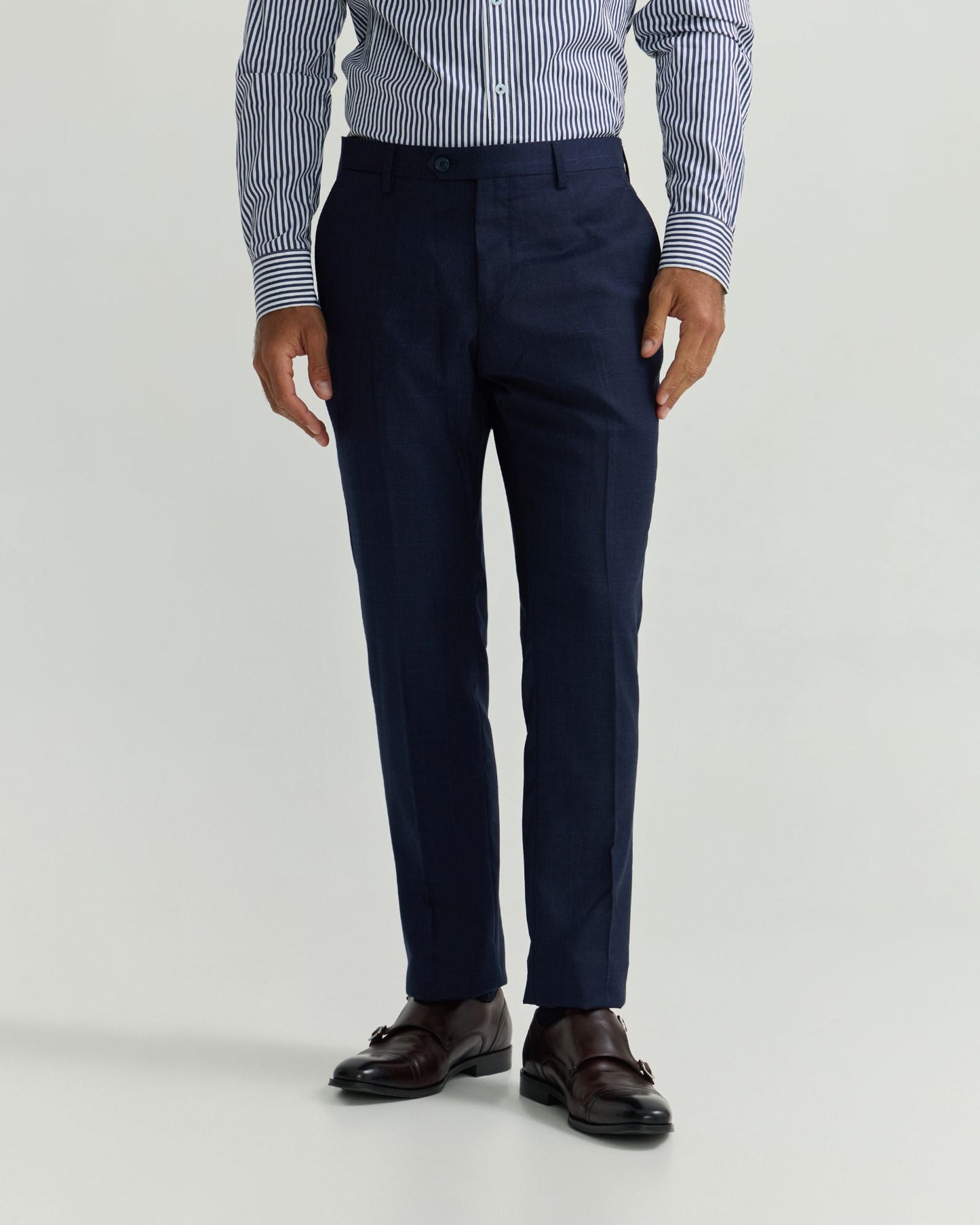 Auden Wool Checked Suit Trouser