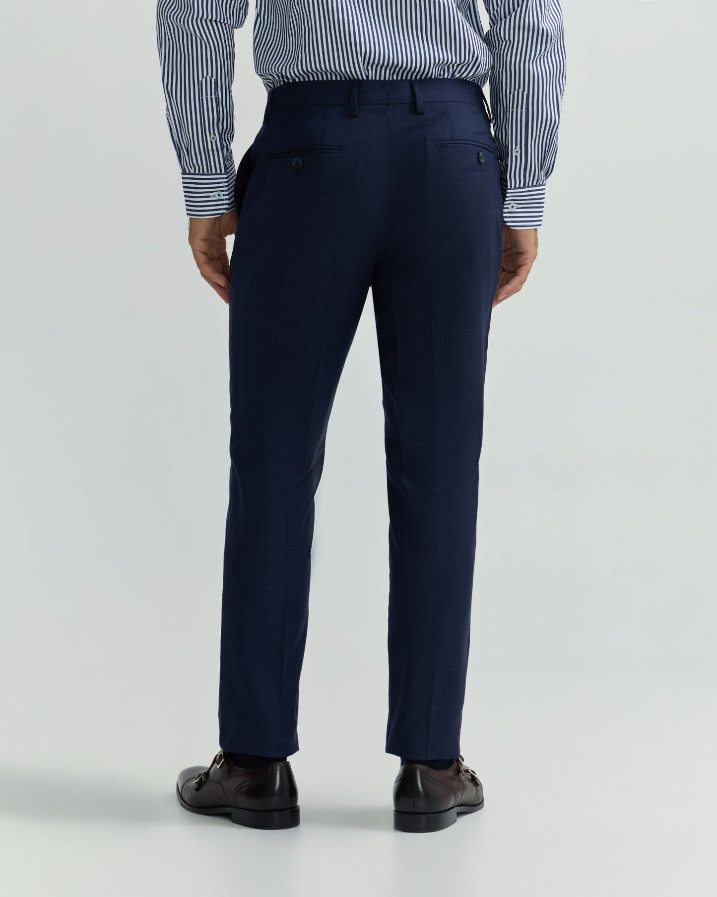 Auden Wool Checked Suit Trouser