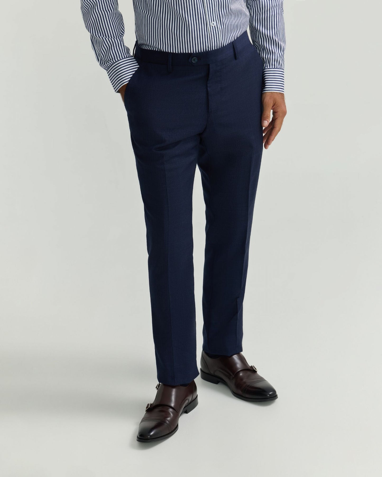 Auden Wool Checked Suit Trouser
