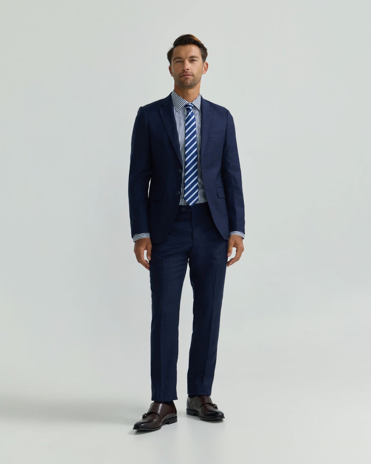 Auden Wool Checked Suit Trouser