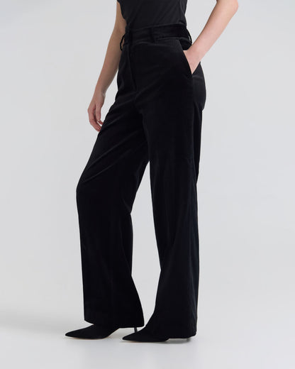 Lydia Stretch Velvet Pants