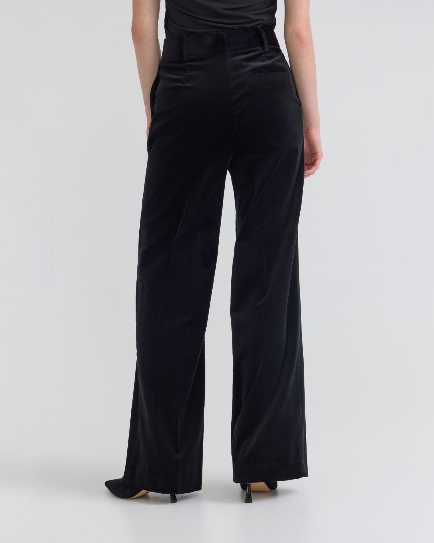 Lydia Stretch Velvet Pants