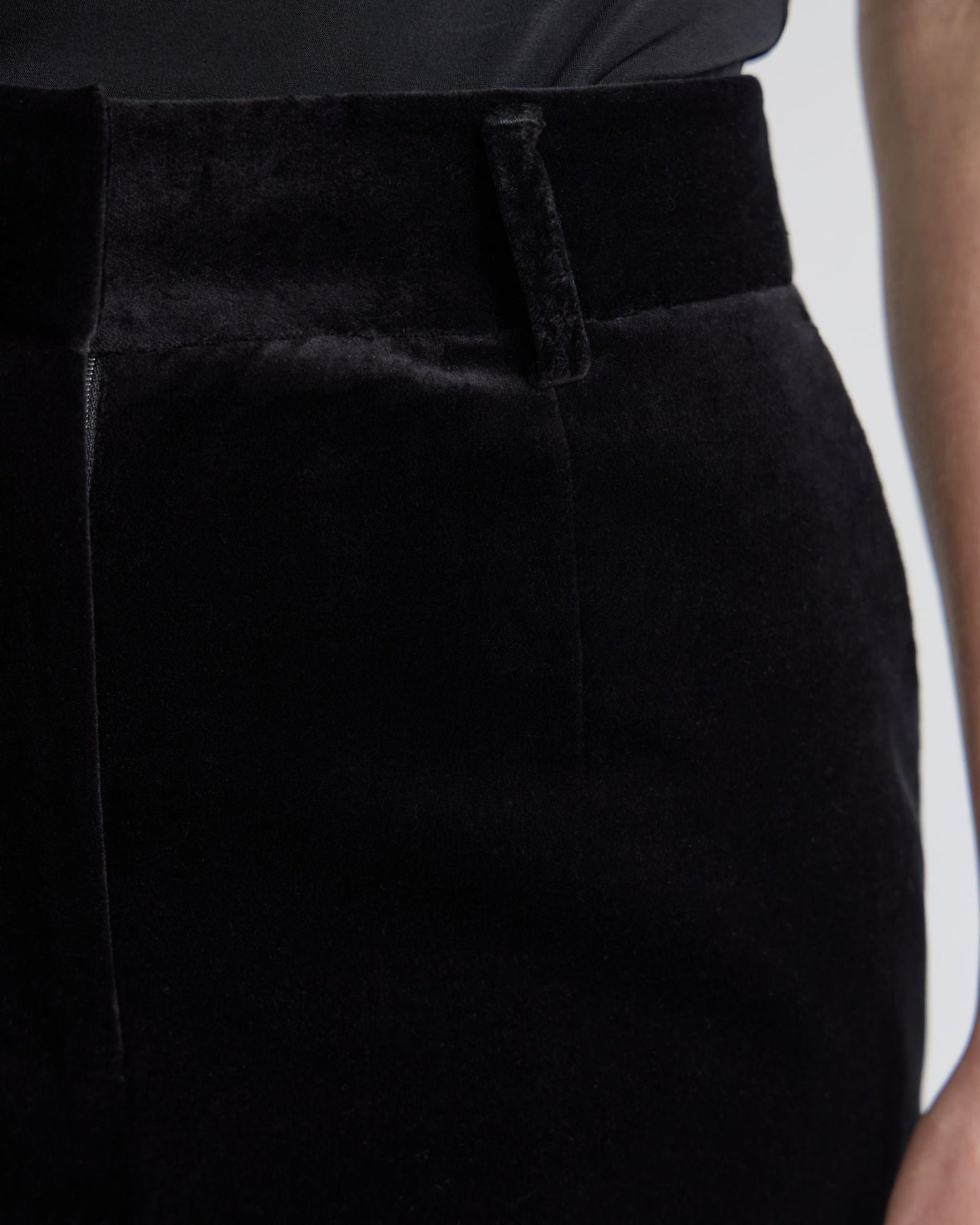 Lydia Stretch Velvet Pants