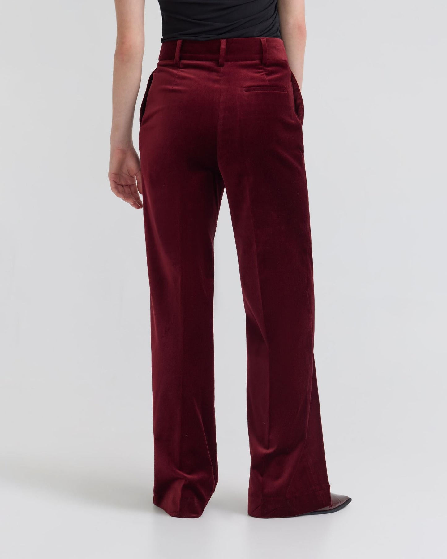 Lydia Stretch Velvet Pants